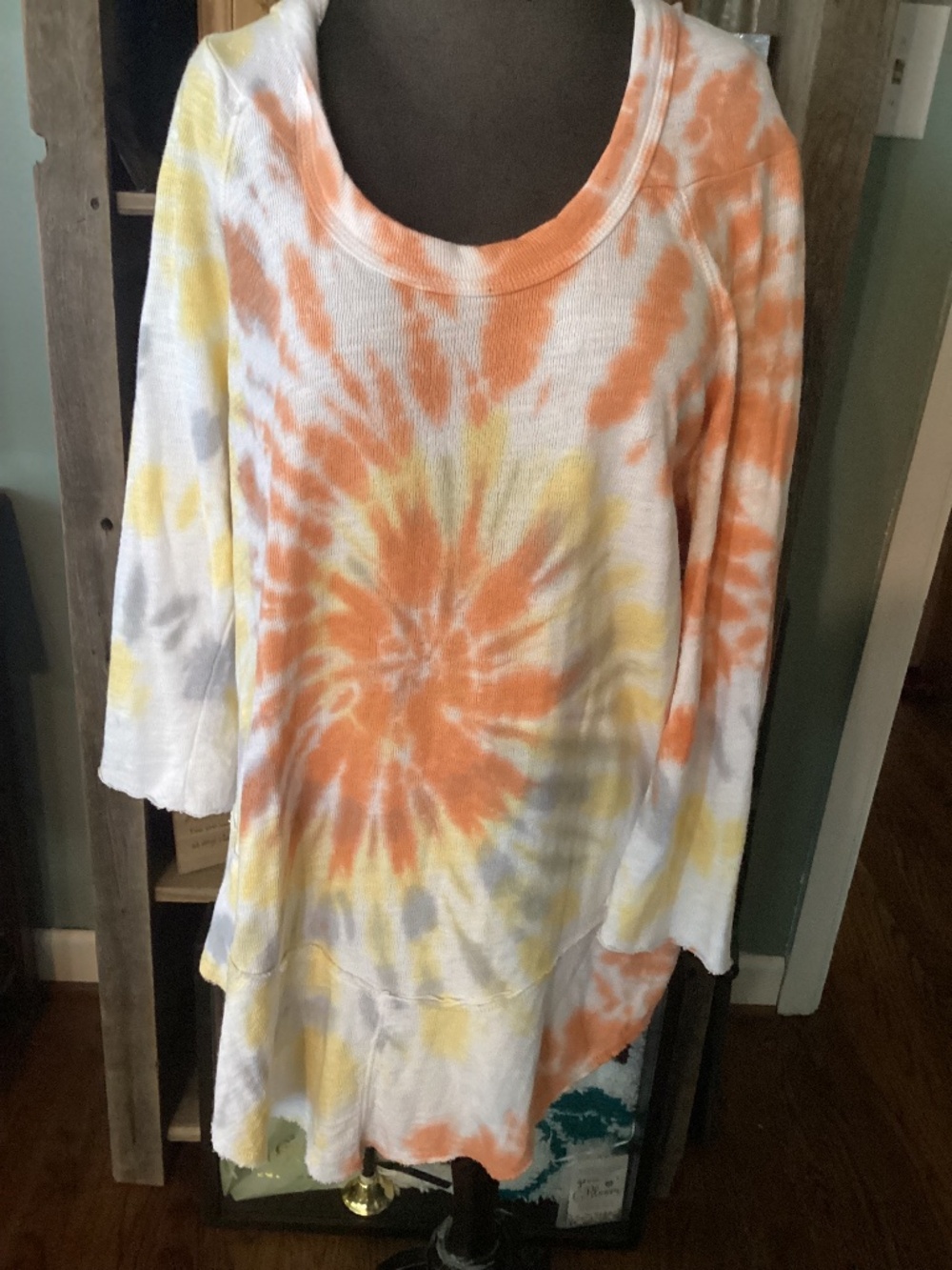 American Able tie-dye swim cover ladies M
